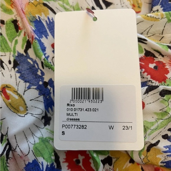 RIXO floral-print lace-panelling mini dress - Picture 3 of 5